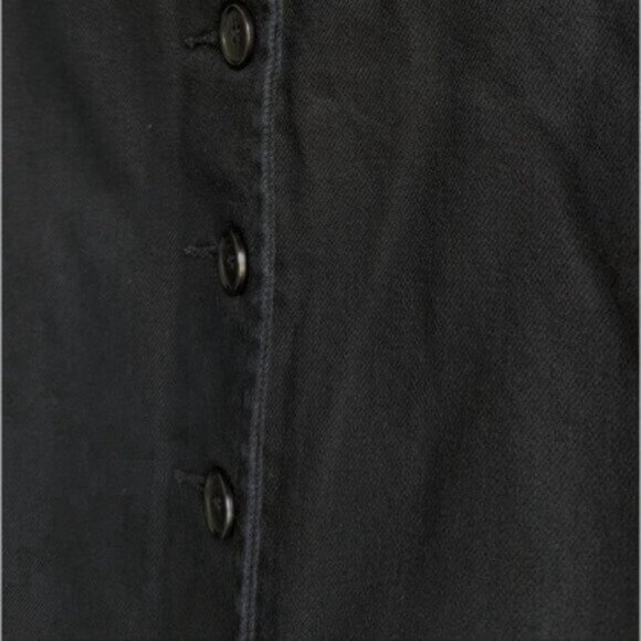 Wilfred black denim button down pencil skirt - Picture 5 of 7